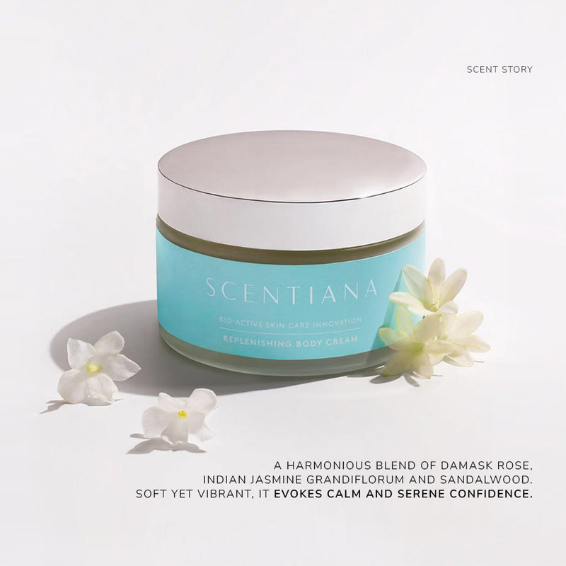 Replenishing Body Cream With Jasmine Flowers And Scent Story Listed