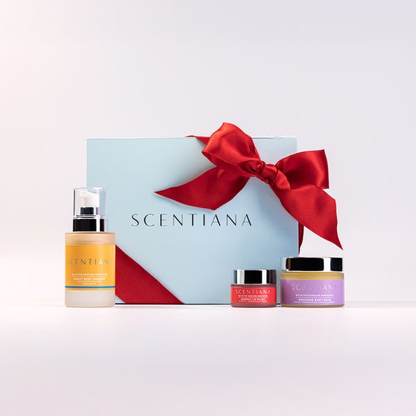 Winter Glow Gift Set Products And Gift Box